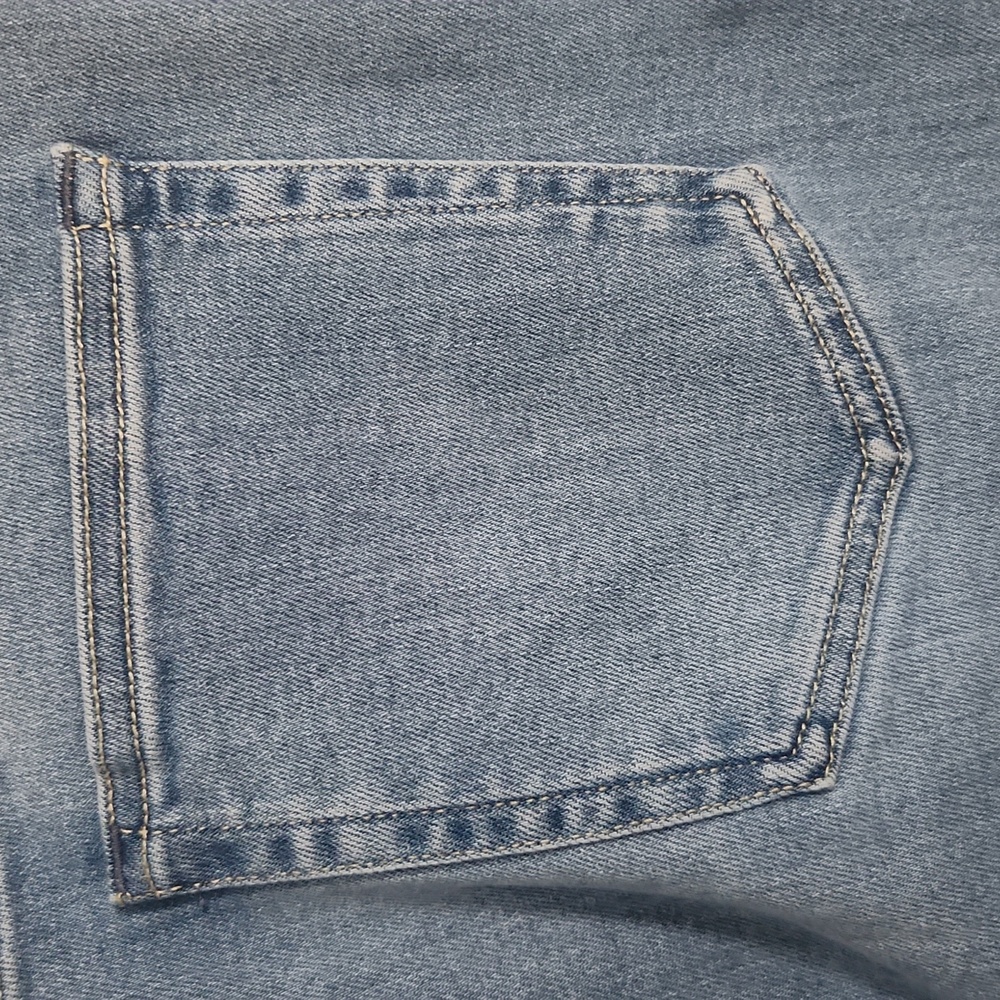 Quince Light Blue Flare & Wide Leg Jeans - Picture 9 of 12